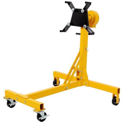 TMB 1000 lb. Capacity Folding Engine Stand, Yellow