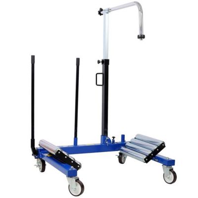 TMB 2640 lb. Capacity Heavy Duty Portable Dual Wheel Dolly, Blue