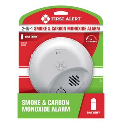 First Alert Battery-Operated 2-in-1 Smoke Alarm and CO Alarm