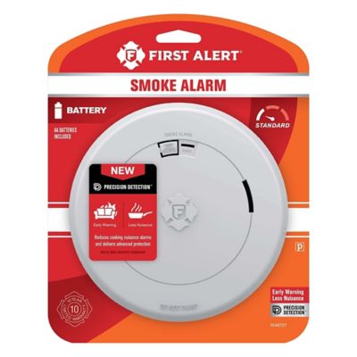 Image showing  Battery-Operated Smoke Alarm with Slim Profile
