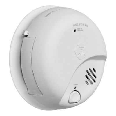 Image showing  Interconnect Hardwire 2-in-1 Smoke and CO Alarm with Battery Backup