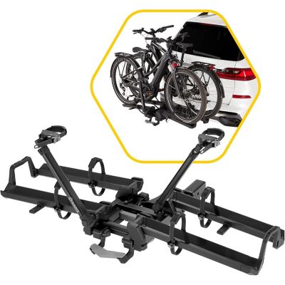 Saris Cycle-On 2 E-Bike Hitch Rack, Ramp Loading, Foldable, 1.25 in. & 2 in. Hitch Receiver