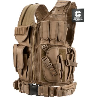 Barska Loaded Gear VX-200 Tactical Vests, Dark Earth