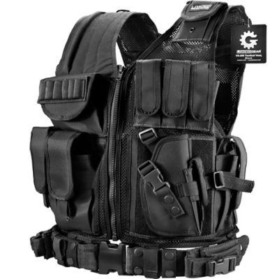 Barska Loaded Gear VX-200 Tactical Vest, Plus Size