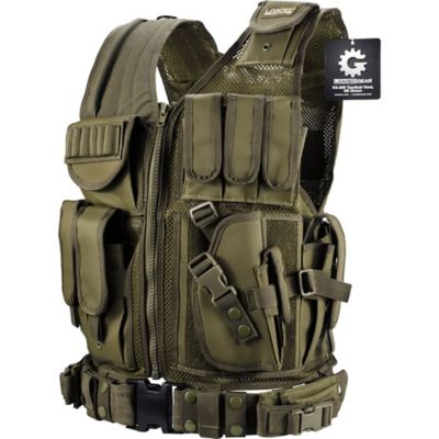 Barska Loaded Gear VX-200 Tactical Vests OD Green