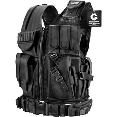 Barska Loaded Gear VX-200 Tactical Vests, Black