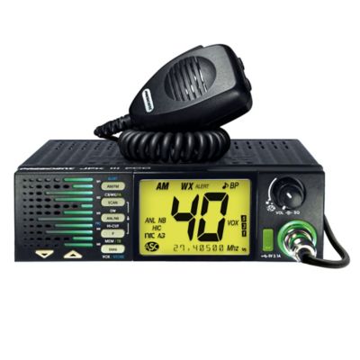 President JFK III FCC 40-Channel Trucker CB Radio with AM/FM/PA Modes