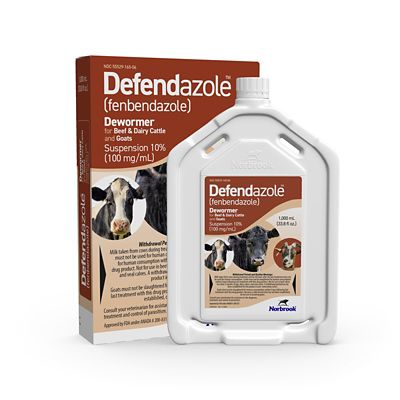 Defendazole Fenbendazole Suspension 10% Dewormer for Beef & Dairy Cattle and Goats
