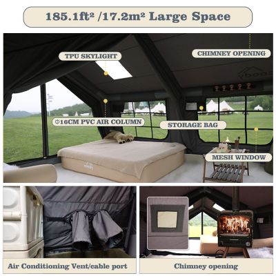 Image showing  Coody 17.2 Inflatable Tent House, Grey