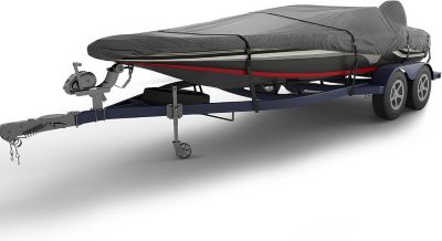 Seal Skin Covers Waterproof Pro Bass Boat Cover, Outdoor Protection, Fits 17 ft.-18.6 ft. L, Beam Width 80 in.