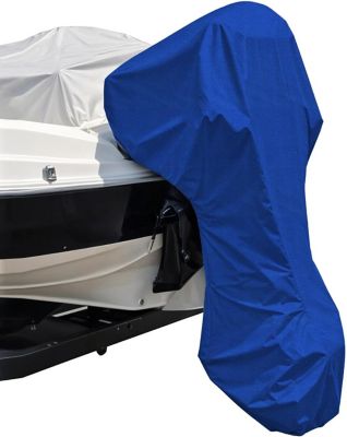 Seal Skin Covers Outboard Motor Cover, Waterproof, UV-Proof, Zipper, Fits 20-30 hp, Blue