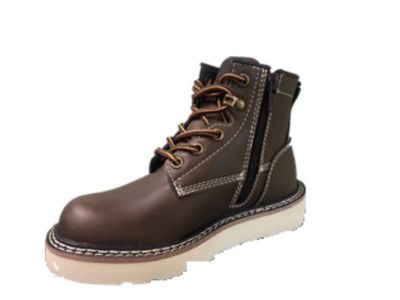 AdTec Kid's Oregon Classic Round Toe Farm Boot with Zipper