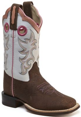 Product color Brown Bull Hide Print Foot/White Shaft/Pink Collar