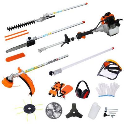 Osakapro 10 in 1 Multi-Functional Brush Cutter, 33cc 2-Cycle, EPA Compliant