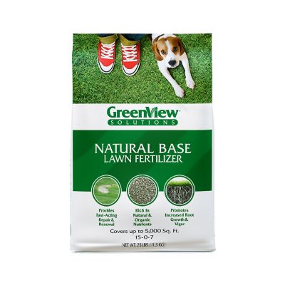 GreenView Solutions Natural Base Fertilizer 15-0-7