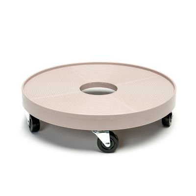 DeVault Enterprises 16 in. Rolling Plant Caddy with Wheels, Gray Mist, 500 lb. Capacity