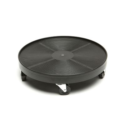 DeVault Enterprises 16 in. Rolling Plant Caddy with Wheels, Black, 500 lb. Capacity