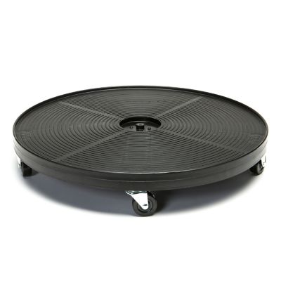 DeVault Enterprises 23.5 in. Rolling Plant Caddy with Wheels, Black, 500 lb. Capacity