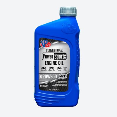 VP Racing 4T Conventional SAE 20W-50, 1 qt.