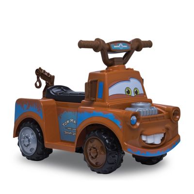 Kid Trax Toddler Disney Cars 3 Tow-Mater Electric Quad Ride-On, 6 V Battery and Charger Included, Max Weight 45 lb.