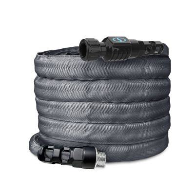 Aqua Joe Kink Twist-Resistant Weather-Resistant FiberJacket Garden Hose 25 ft. 5/8 in. Diameter
