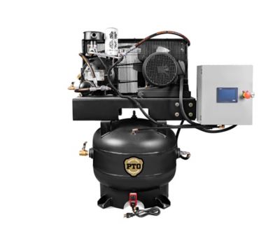 PTO Heavy Duty Equipment 7.5 hp 208-230V Rotary Screw Compressor