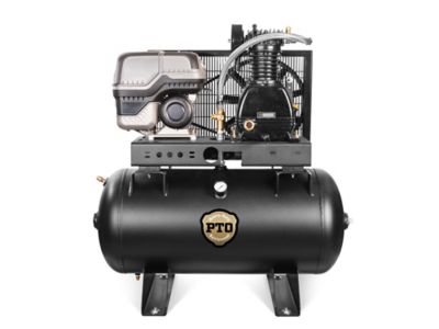 PTO Heavy Duty Equipment 3 hp Battery Powered 30 gal. air compressor