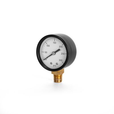 PTO Heavy Duty Equipment 1/4 in. Side Mount 0-200 PSI Gauge
