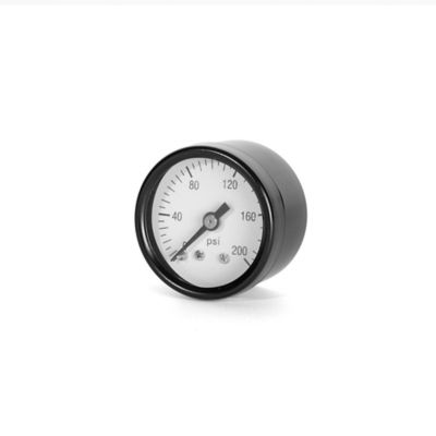 PTO Heavy Duty Equipment 1/8 in. Back Mount 0-200 PSI Gauge
