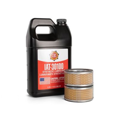 PTO Heavy Duty Equipment 1 gal. Full Synthetic Reciprocating Compressor Oil, 2 Air Filter Service Kit.