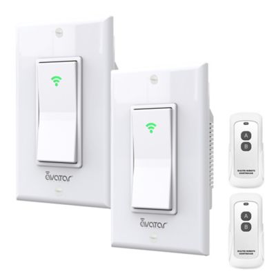 Avatar Controls Smart Wi-Fi Light Switch with Remote Control, 2 pk.