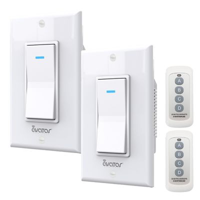 Avatar Controls Single-pole Light Switch with Remote Neutral Required 2 pk.