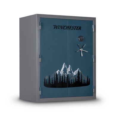 Winchester Safes Evolution Hybrid Safe, Two-Tone Grey/Blue, 30-Gun, 90 min. Fire Rate