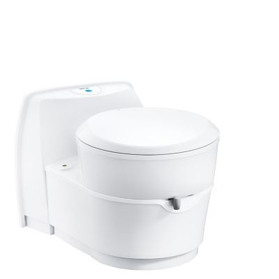 Thetford Cassette Toilet, Round Seat, Electric Flush, White