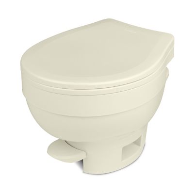 Thetford Aqua-Magic VI Low Profile Toilet, with Round SloClose Seat, Parchment