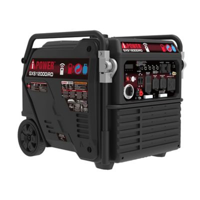 A-iPower 12000 W Gas & Propane Powered Portable Inverter Generator, Remote Electric Start, Home Backup & Emergency Ready