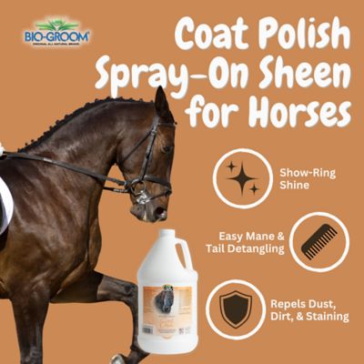 Bio-Groom Coat Polish Spray On Sheen for Horses
