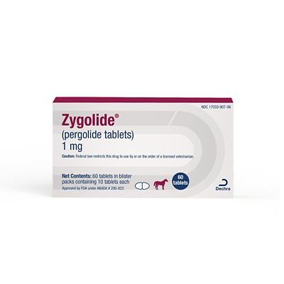 Zygolide (pergolide tablets), 1 mg.