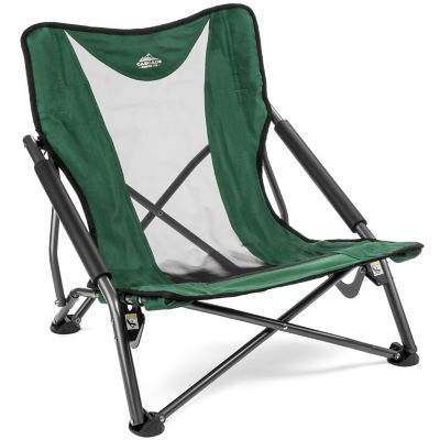 Cascade Mountain Tech Low Profile Camp Chair, Green