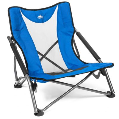 Cascade Mountain Tech Low Profile Camp Chair, Royal Blue