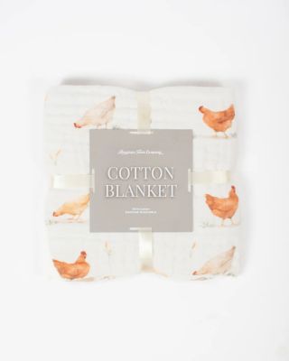 American Farm Company Classic Chicken Cotton Blanket