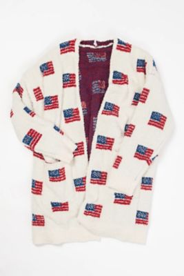 American Farm Company American Flag Luxe Cardigan