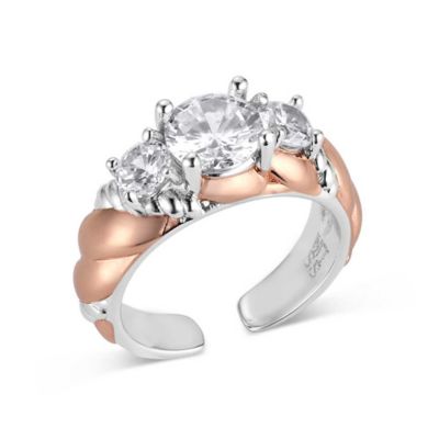Montana Silversmiths Draped In Light Crystal Ring