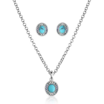 Montana Silversmiths Northern Sky Turquoise Jewelry Set