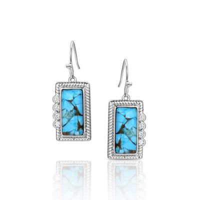 Montana Silversmiths Summer Rain Turquoise Earrings