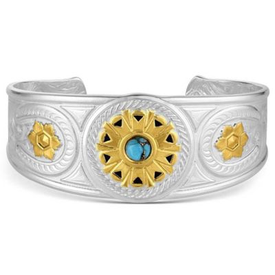 Montana Silversmiths The Outrider Turquoise Cuff Bracelet