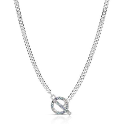 Montana Silversmiths Blue Horizon Crystal Toggle Necklace