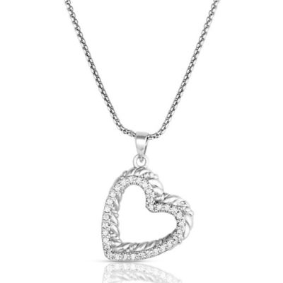 Montana Silversmiths Roped In Love Heart Necklace
