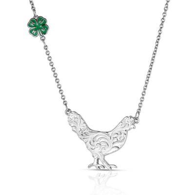 Montana Silversmiths 4-H Chicken Showman Necklace