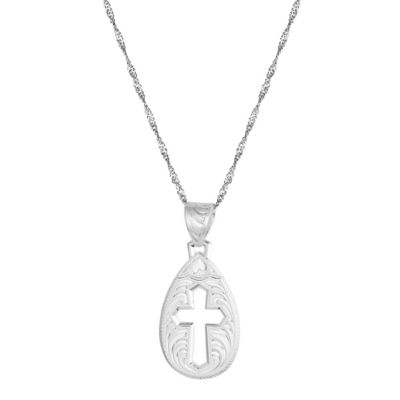 Montana Silversmiths Steadfast Faith Cross Necklace